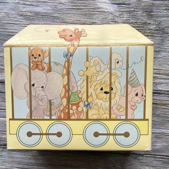 Vintage Precious Moments Birthday Train 5th Birthday Lion with Box - Picture 13 of 14